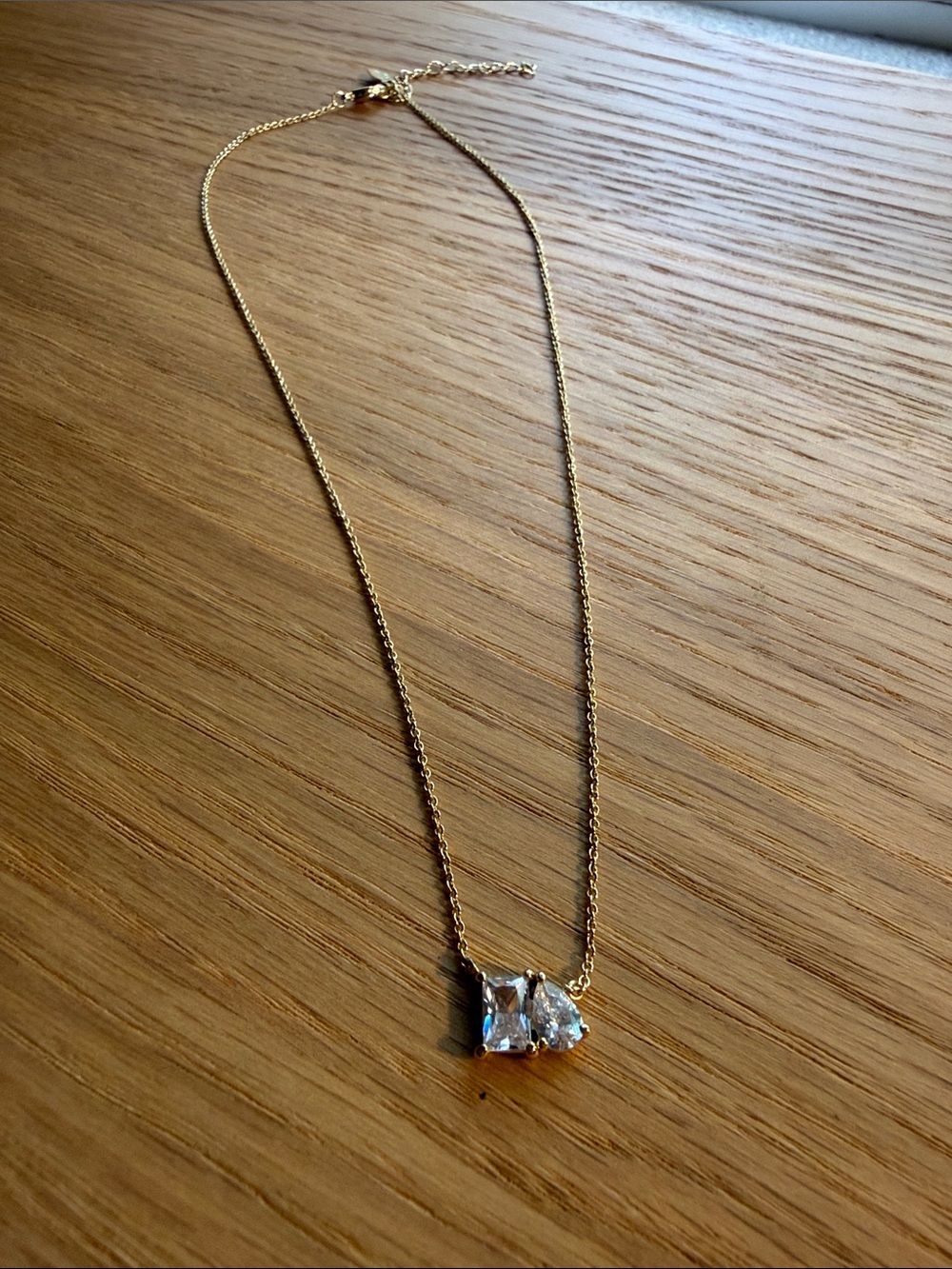 Electric Picks Et Tois Necklace with Clear CZ Pendant - Women Jewelry